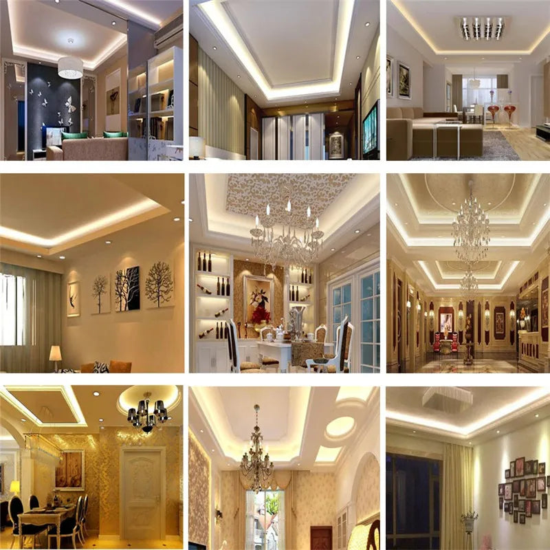 LED Strip Light 12V 5M 300 Leds SMD 3528 Diode Tape RGB & Single Colors High Quality LED Ribbon Flexible Home Decoration Lights