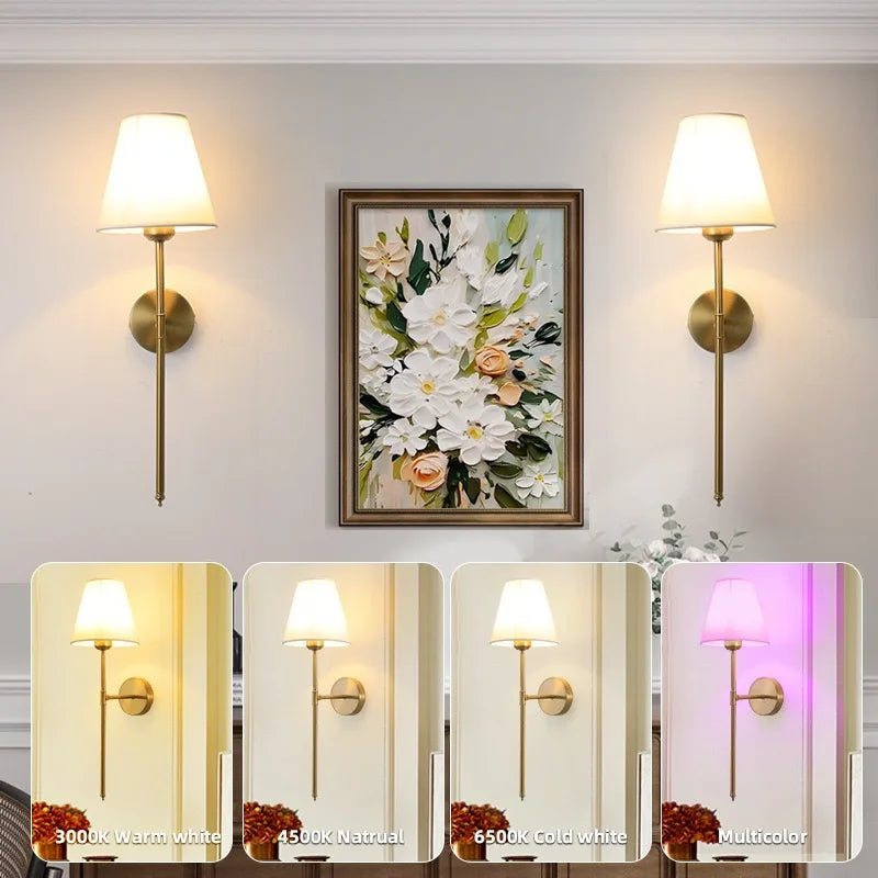 Dimmable Square LED Table & Wall Light