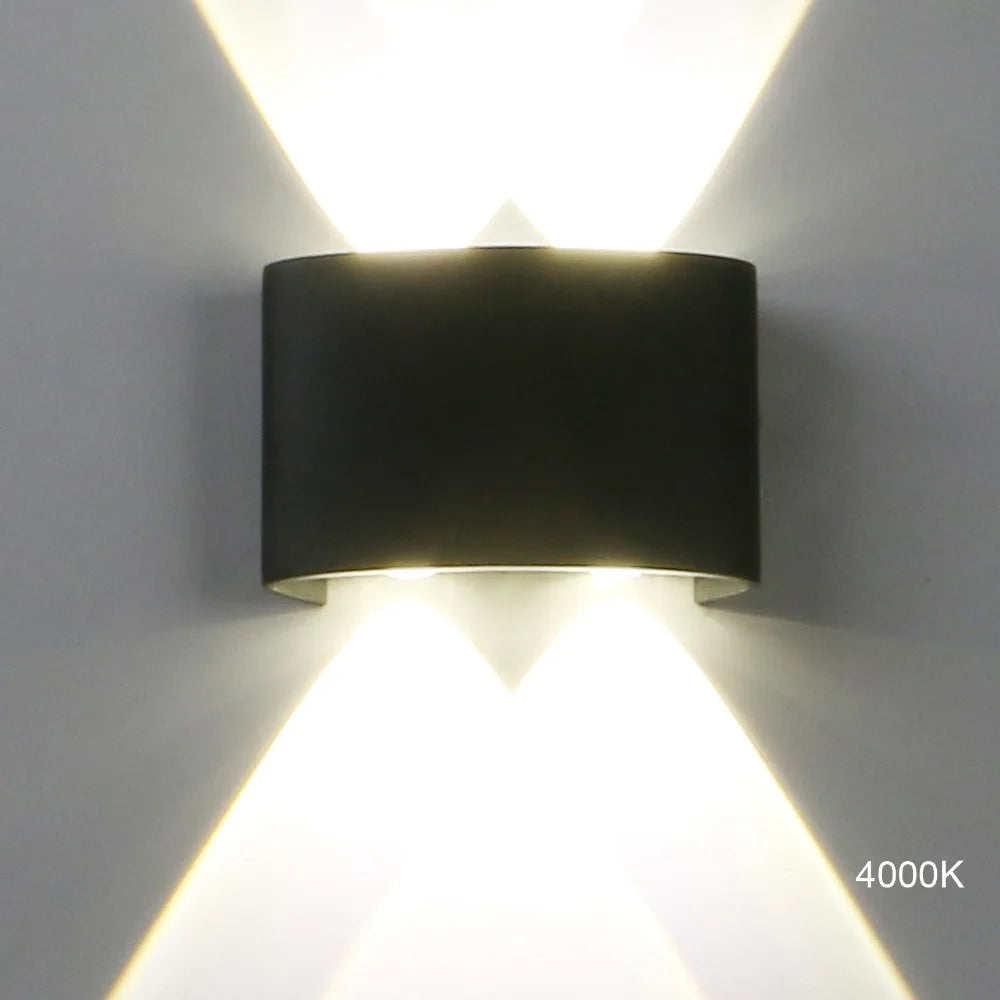 Oval Waterproof 4W LED Wall Light