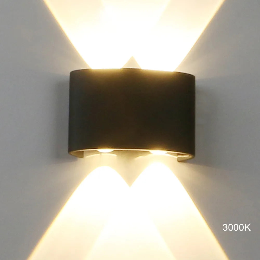 Oval Waterproof 4W LED Wall Light