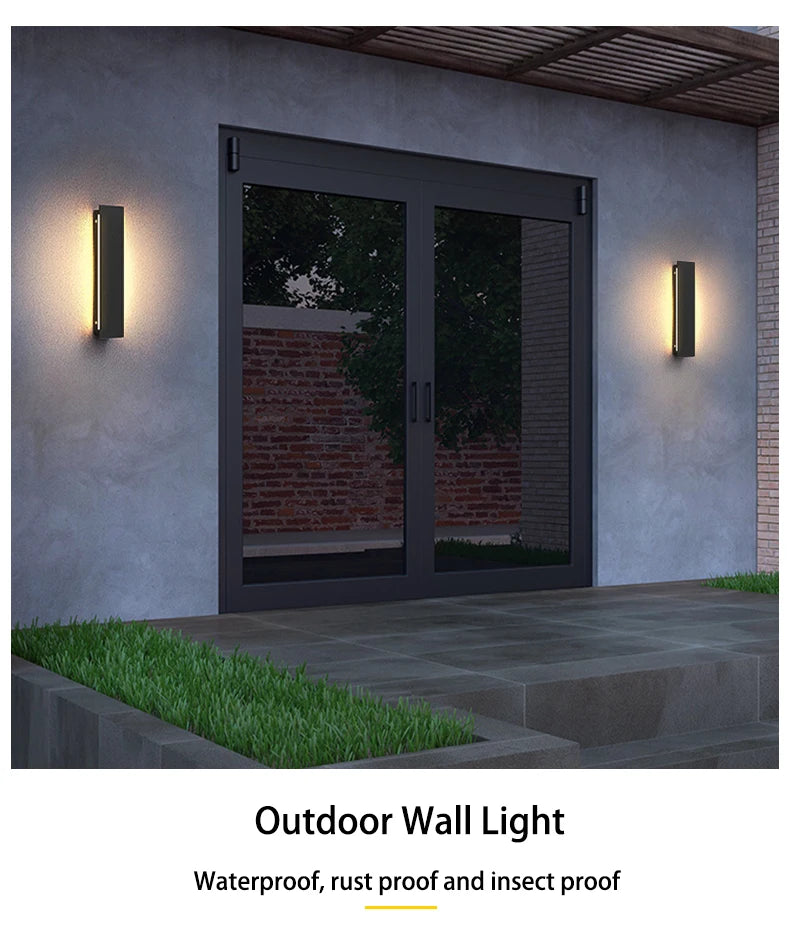 Outdoor Wall Light Outdoor Wall Lamp Outside Led Outdoor Lighting Wall Lamps Waterproof IP65 Outdoor Lamp Outside Garden Lights