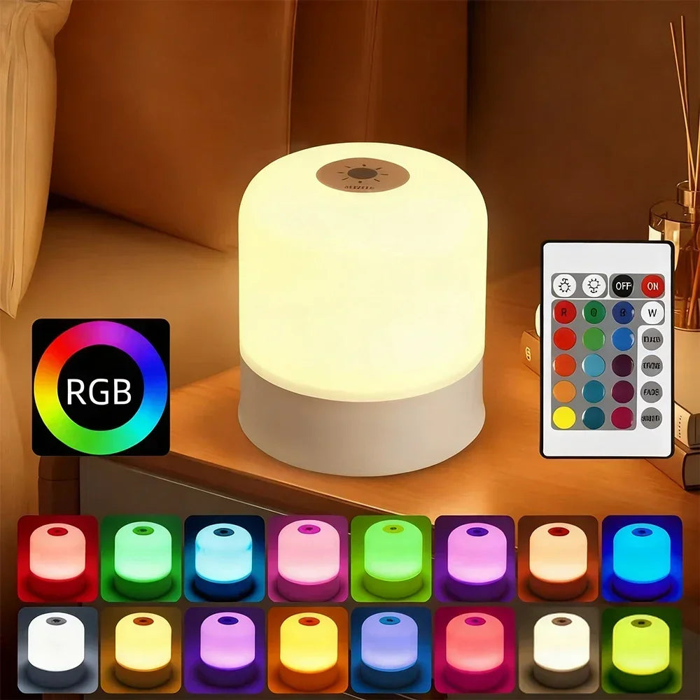 RGB Touchscreen Dimmable LED Desk Lamp