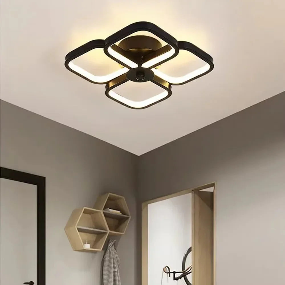 Indoor LED Lighting Fixtures Lack Led Aisle Ceiling Light Modern Lamps Square Shape Surface Living Room Household Deco Hallway