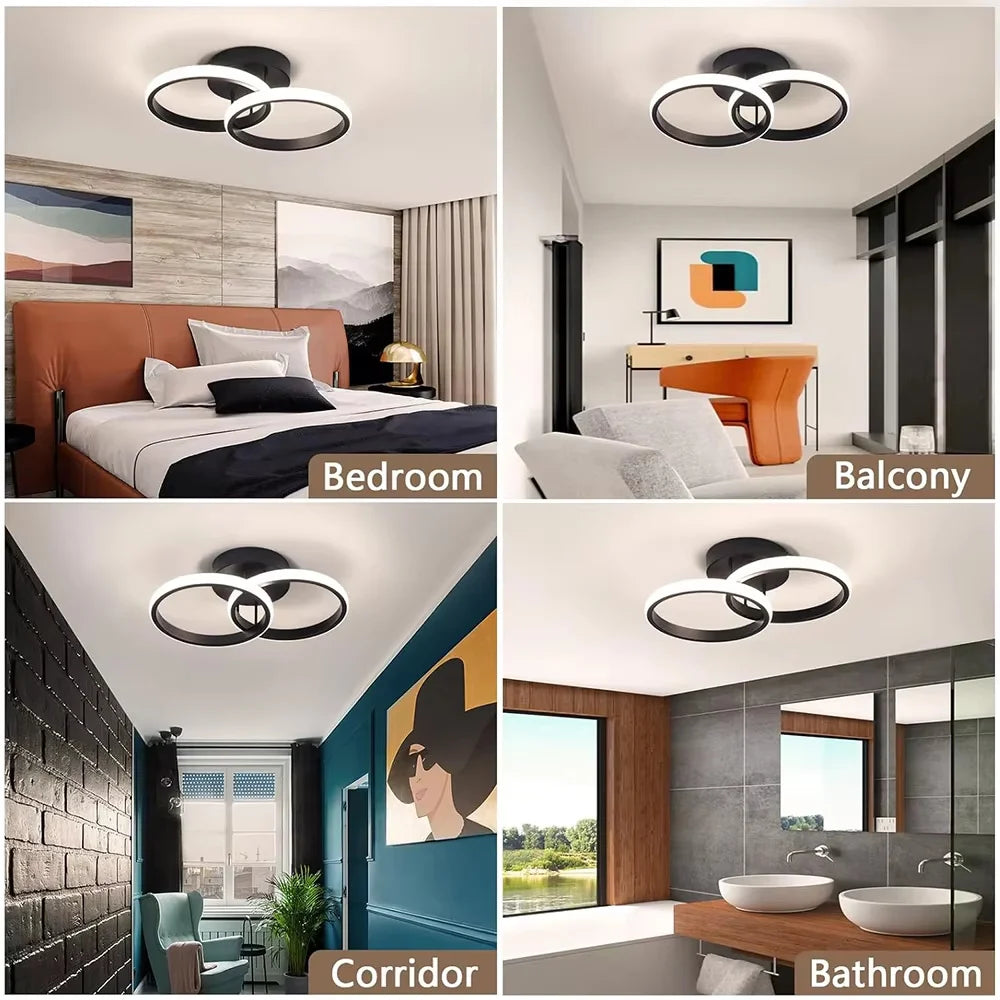Modern LED Ceiling Light Chandelier for Aisle Hallway Bedroom Living Dining Room - Indoor Home Decor Lighting Fixture Luster
