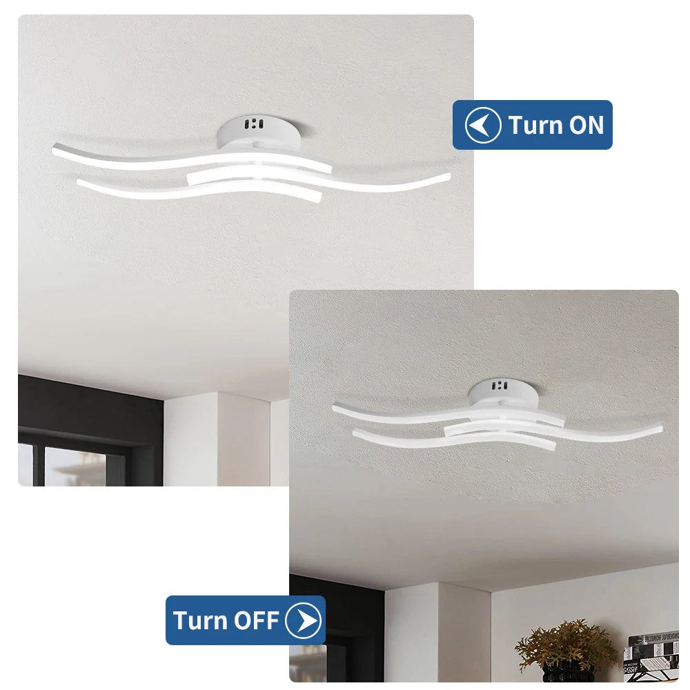 Dimmable LED Ceiling Light — 3 Color Modes