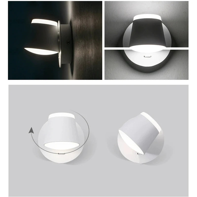 8W Rotatable LED Wall & Ceiling Light
