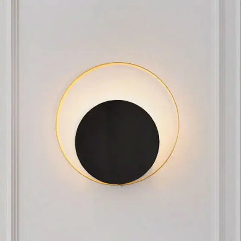 Indoor LED Wall Lamp Living Room Decoration Wall Light Home Lighting Fixture Round Loft Stair Bedroom Bedside Lights AC90-260V