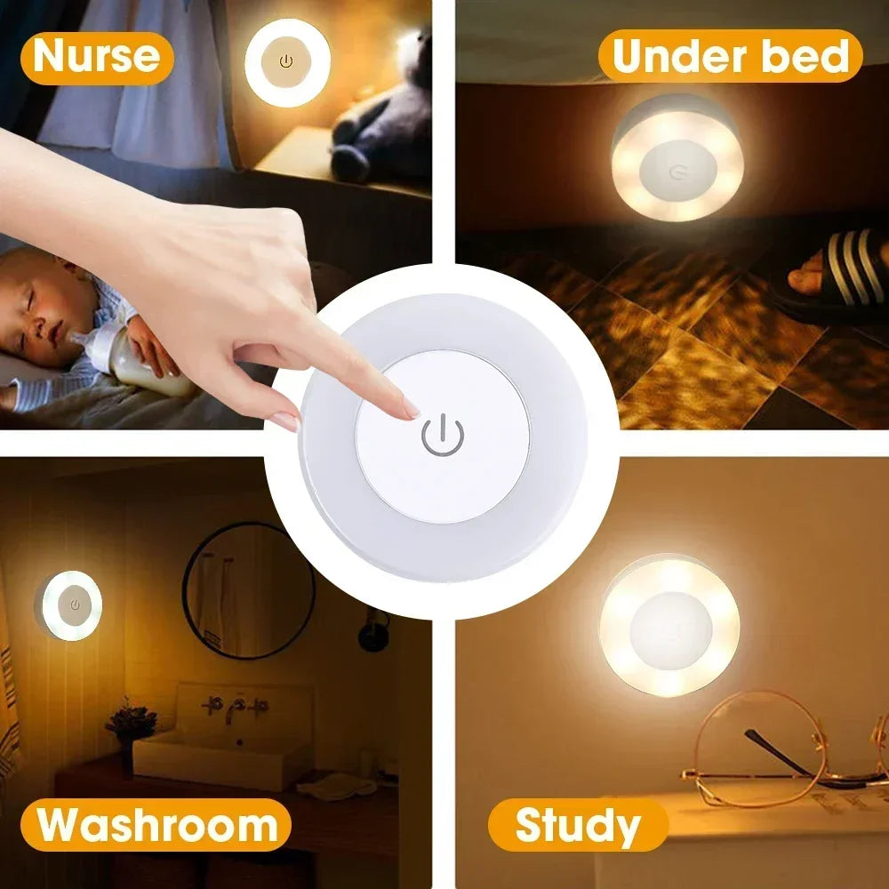 Portable USB Rechargeable LED Night Light