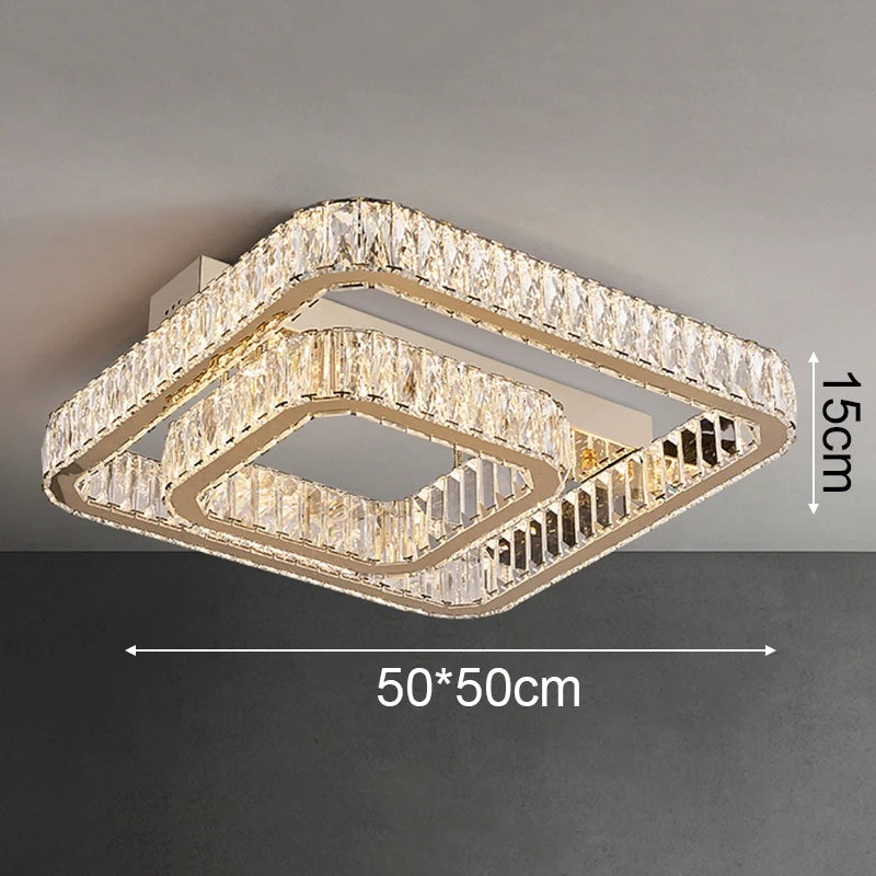 Nordic home decoration salon bedroom decor smart led lamp lights for room dimmable Ceiling light lamparas indoor lighting