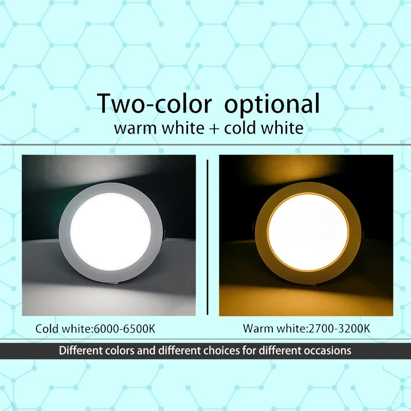 Round LED Downlight — 5W to 18W