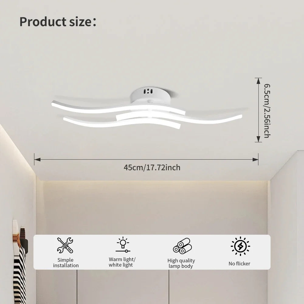 Dimmable LED Ceiling Light — 3 Color Modes