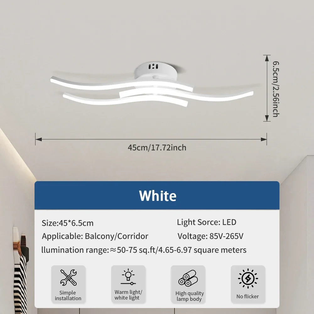 Dimmable LED Ceiling Light — 3 Color Modes