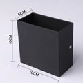 Indoor LED Wall Lamp 6W Living Room Bedside Corridor Aisle Hallway Wall Light UP and Down Aluminium 110V 220V