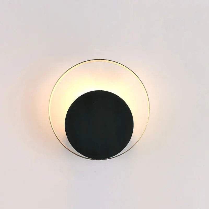Indoor LED Wall Lamp Living Room Decoration Wall Light Home Lighting Fixture Round Loft Stair Bedroom Bedside Lights AC90-260V