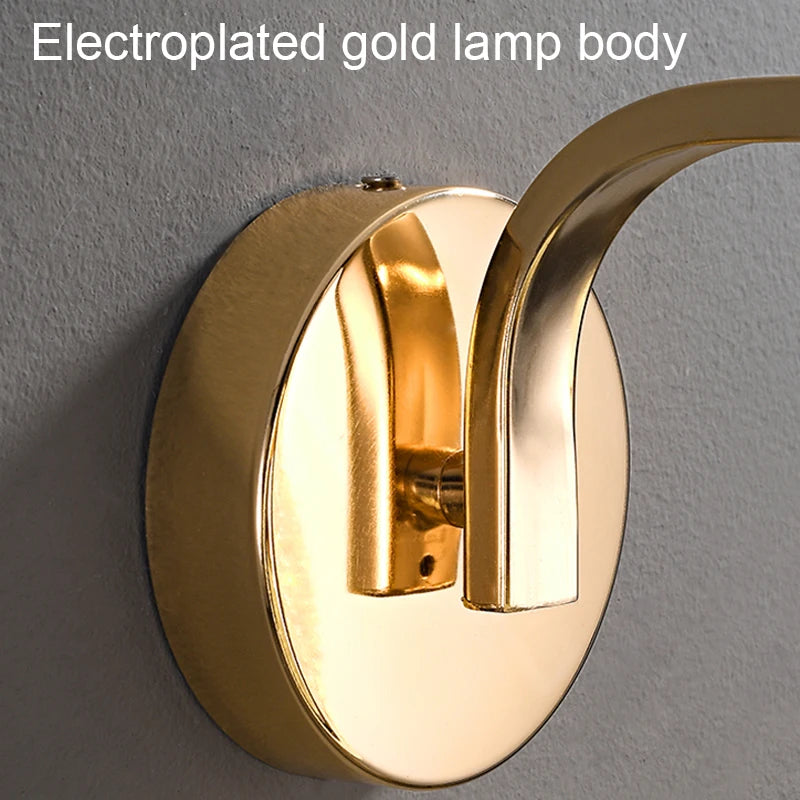 LED Nordic Wall Light Indoor Lighting Wall Sconces Home Decoration Living Room Study Corridor Aisle Stairs Bedroom Bedside Lamp