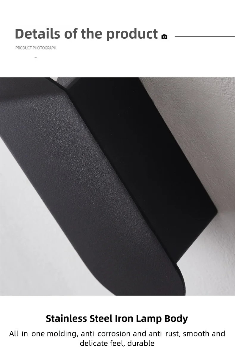 LED outdoor wall lamp IP65 modern simple waterproof hotel villa garden door creative outdoor lighting