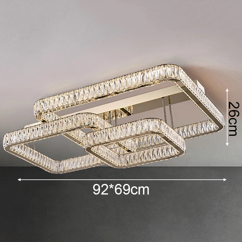 Nordic home decoration salon bedroom decor smart led lamp lights for room dimmable Ceiling light lamparas indoor lighting