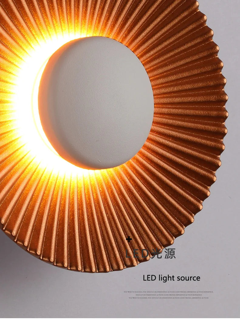 Modern Indoor LED Wall Lamp Living Room Bedroom Bedside Lamps Creative TV Background Wall Light Loft Stair Home Lighting Fixture