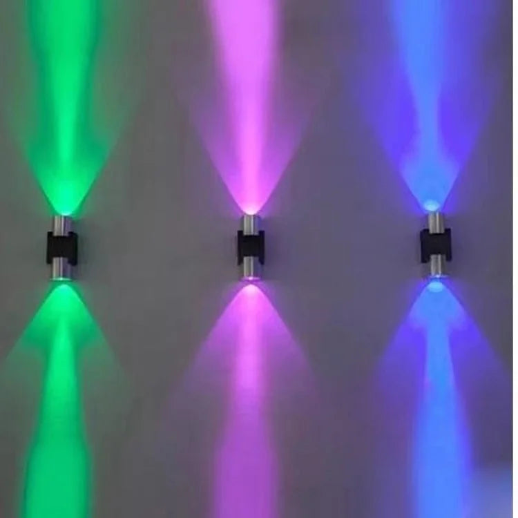 Indoor LED wall lamp 3W 6W aluminum lighting bedroom living room decoration corridor bar KTV lamp corridor wall lamp A85-265V