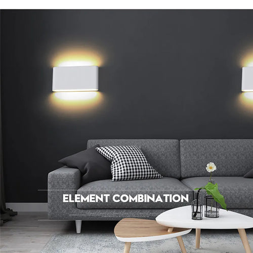 12W IP65 Waterproof Aluminum LED Wall Lamp