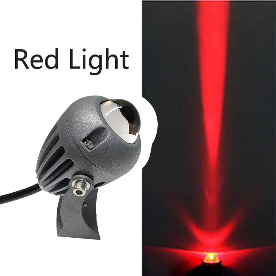 Outdoor LED Wall spotlight 9W 12W 220V Landscape Lighting Green Red Blue Wall light IP66 Waterproof one beam lights