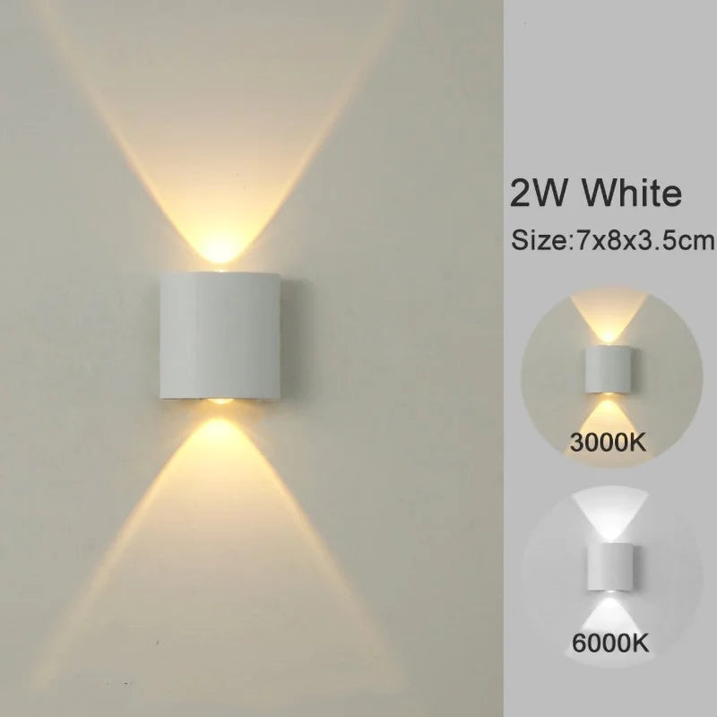 Up-Down LED Wall Sconce — Indoor & Outdoor