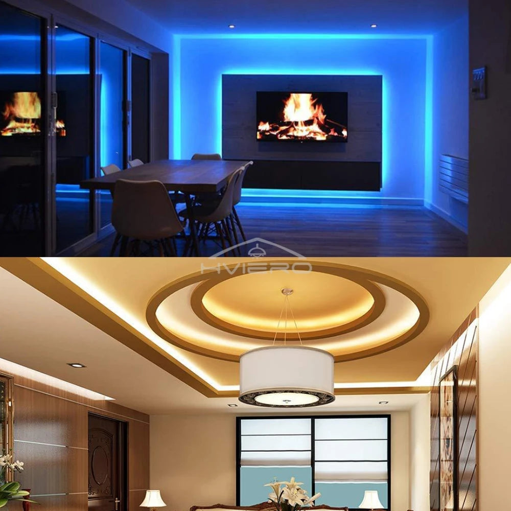 LED Light Strips 2835 Decoration Lighting Infrared Remote Controller Ribbon Lamp USB 5V Festival Party Bedroom BackLight Lamps