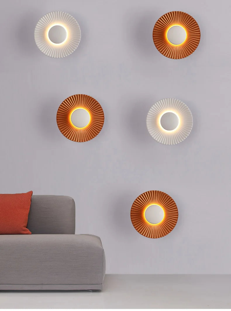 Modern Indoor LED Wall Lamp Living Room Bedroom Bedside Lamps Creative TV Background Wall Light Loft Stair Home Lighting Fixture