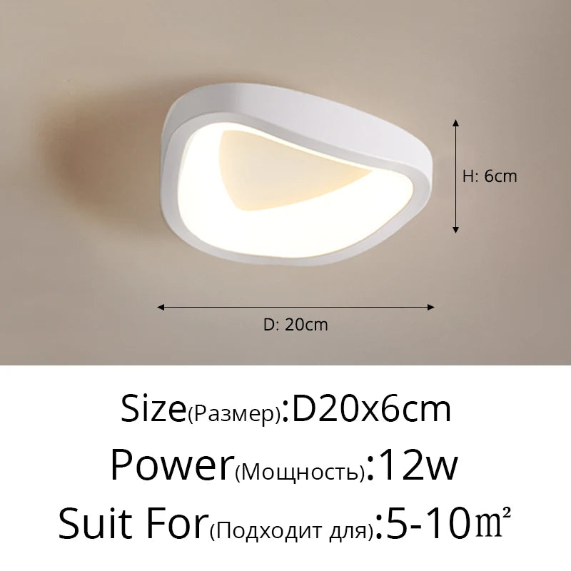 LED Cloakroom Minimalist Ceiling Light Indoor Lighting For Corridor Hallway Cloakroom Entrance Balcony Decorate Luster Lights