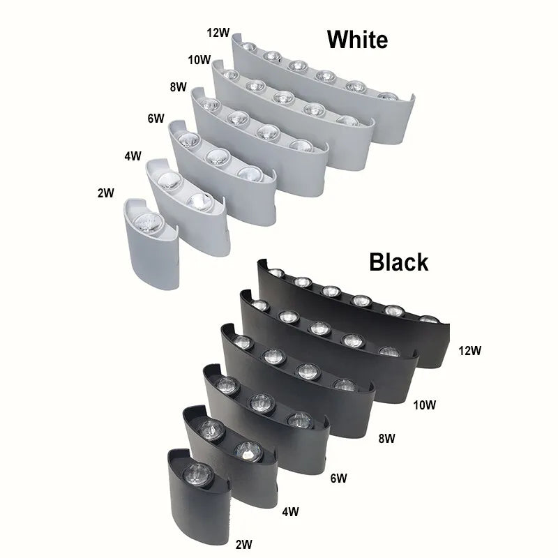 Up-Down LED Wall Sconce — Indoor & Outdoor