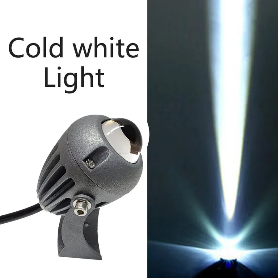 Outdoor LED Wall spotlight 9W 12W 220V Landscape Lighting Green Red Blue Wall light IP66 Waterproof one beam lights