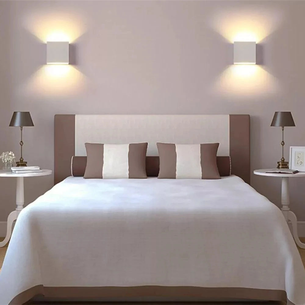 Indoor LED Wall Lamp 6W Living Room Bedside Corridor Aisle Hallway Wall Light UP and Down Aluminium 110V 220V