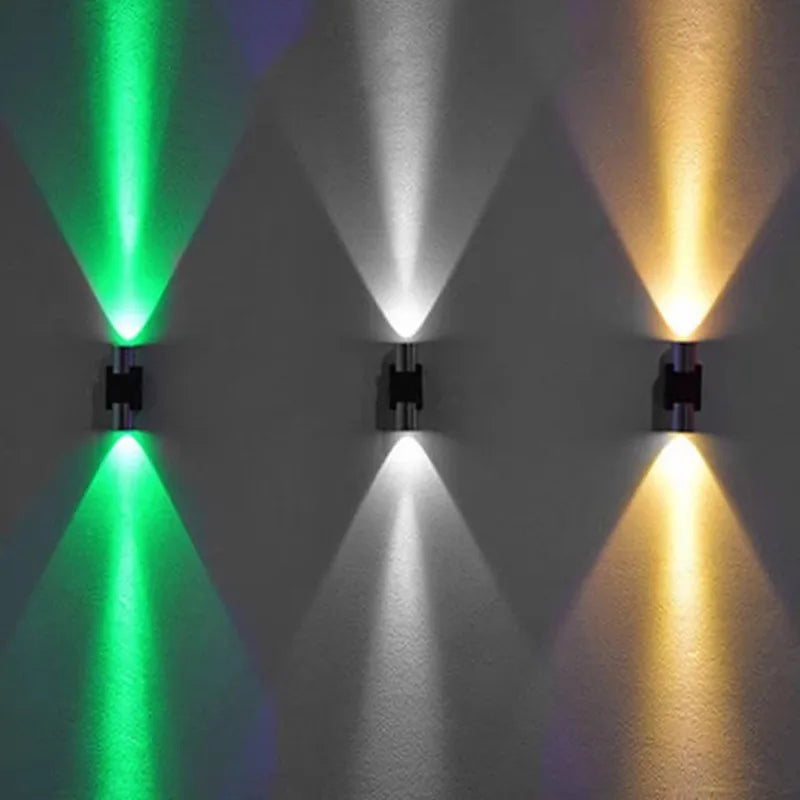 Indoor LED wall lamp 3W 6W aluminum lighting bedroom living room decoration corridor bar KTV lamp corridor wall lamp A85-265V