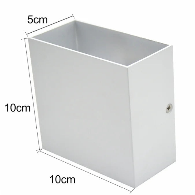 Indoor LED Wall Lamp 6W Living Room Bedside Corridor Aisle Hallway Wall Light UP and Down Aluminium 110V 220V
