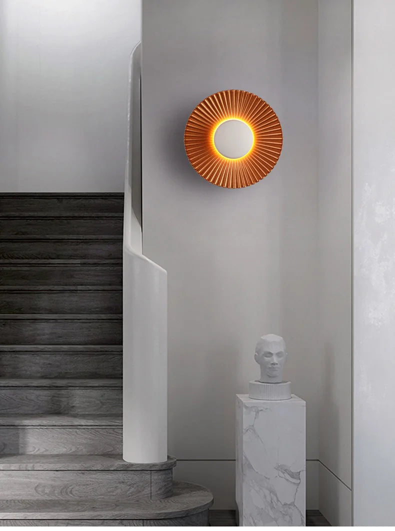 Modern Indoor LED Wall Lamp Living Room Bedroom Bedside Lamps Creative TV Background Wall Light Loft Stair Home Lighting Fixture