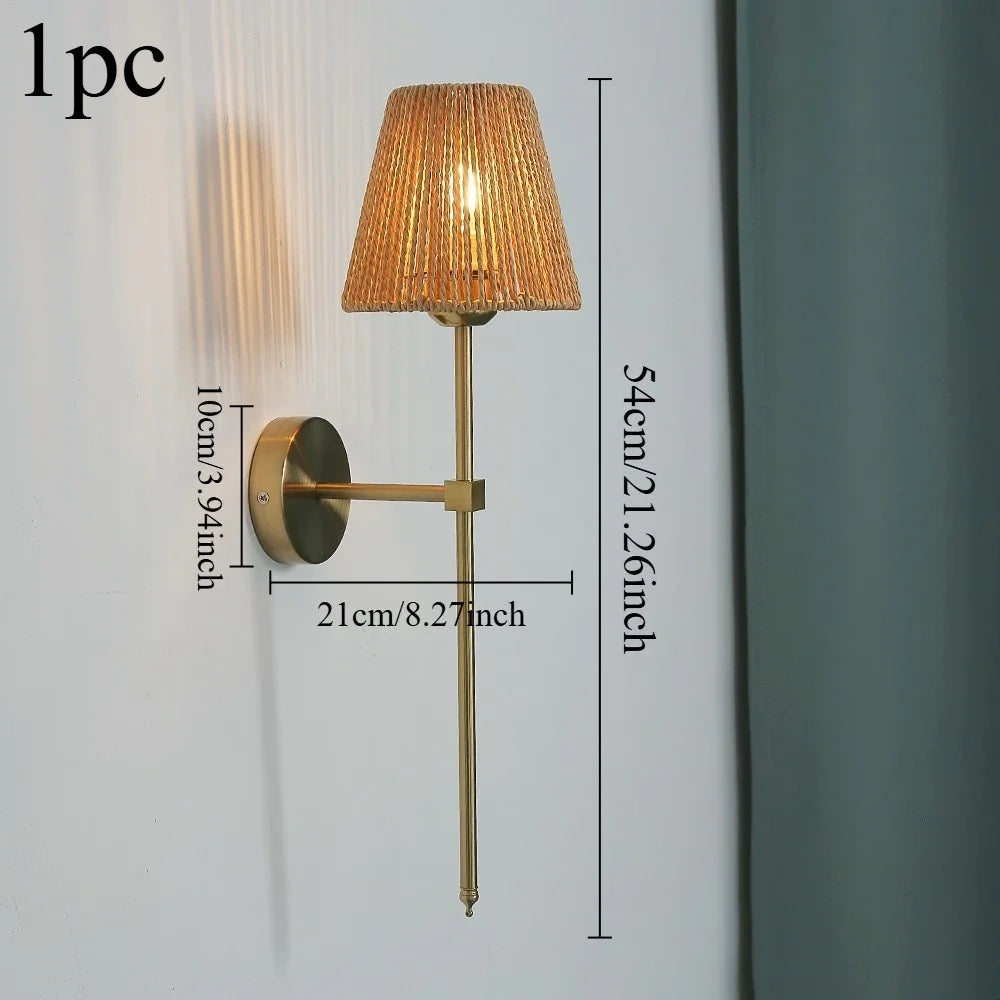 Nordic Minimalist Fabric Shade Wall Sconce