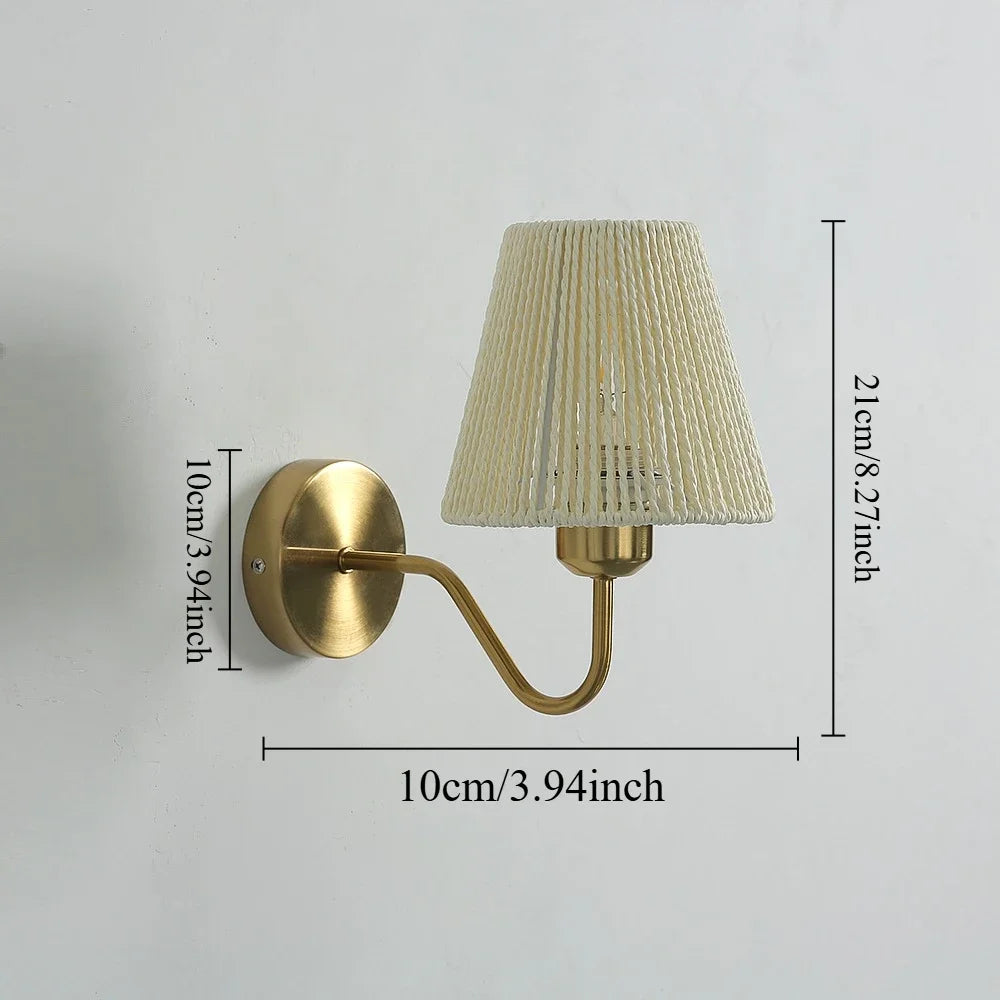 Nordic Minimalist Fabric Shade Wall Sconce