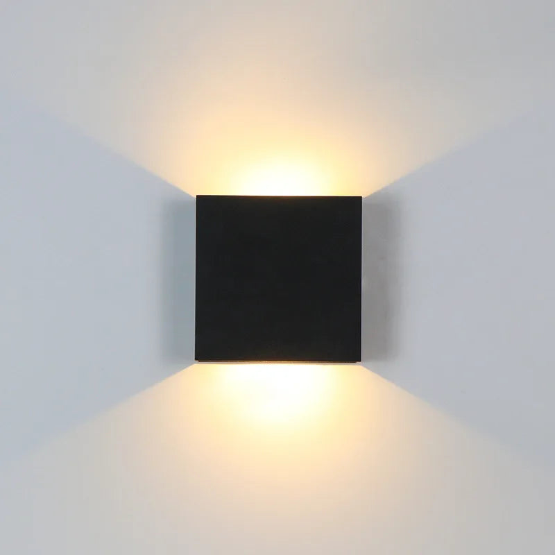 Indoor LED Wall Lamp 6W Living Room Bedside Corridor Aisle Hallway Wall Light UP and Down Aluminium 110V 220V