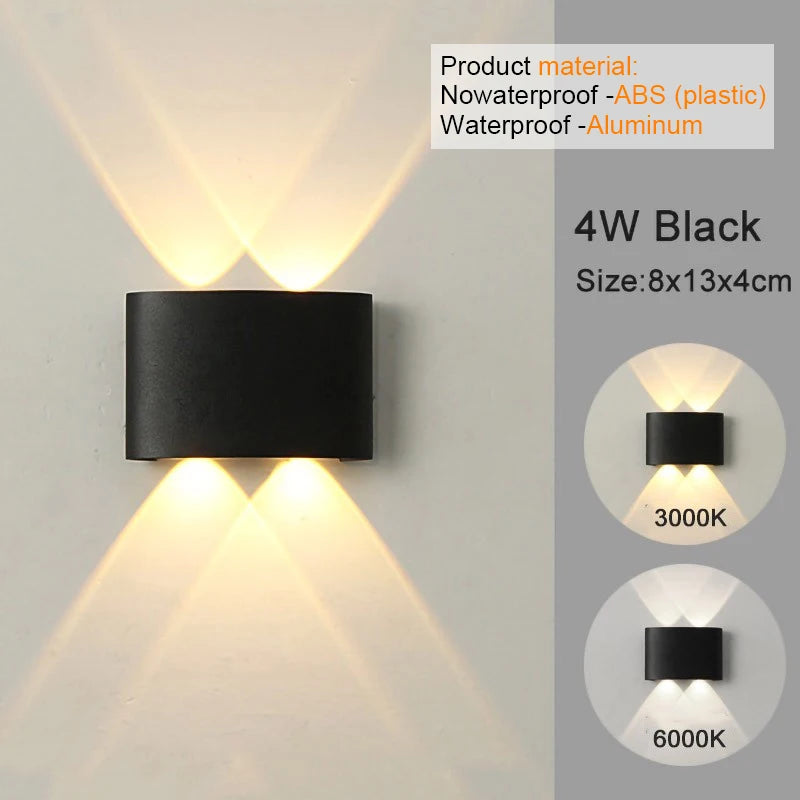 Up-Down LED Wall Sconce — Indoor & Outdoor