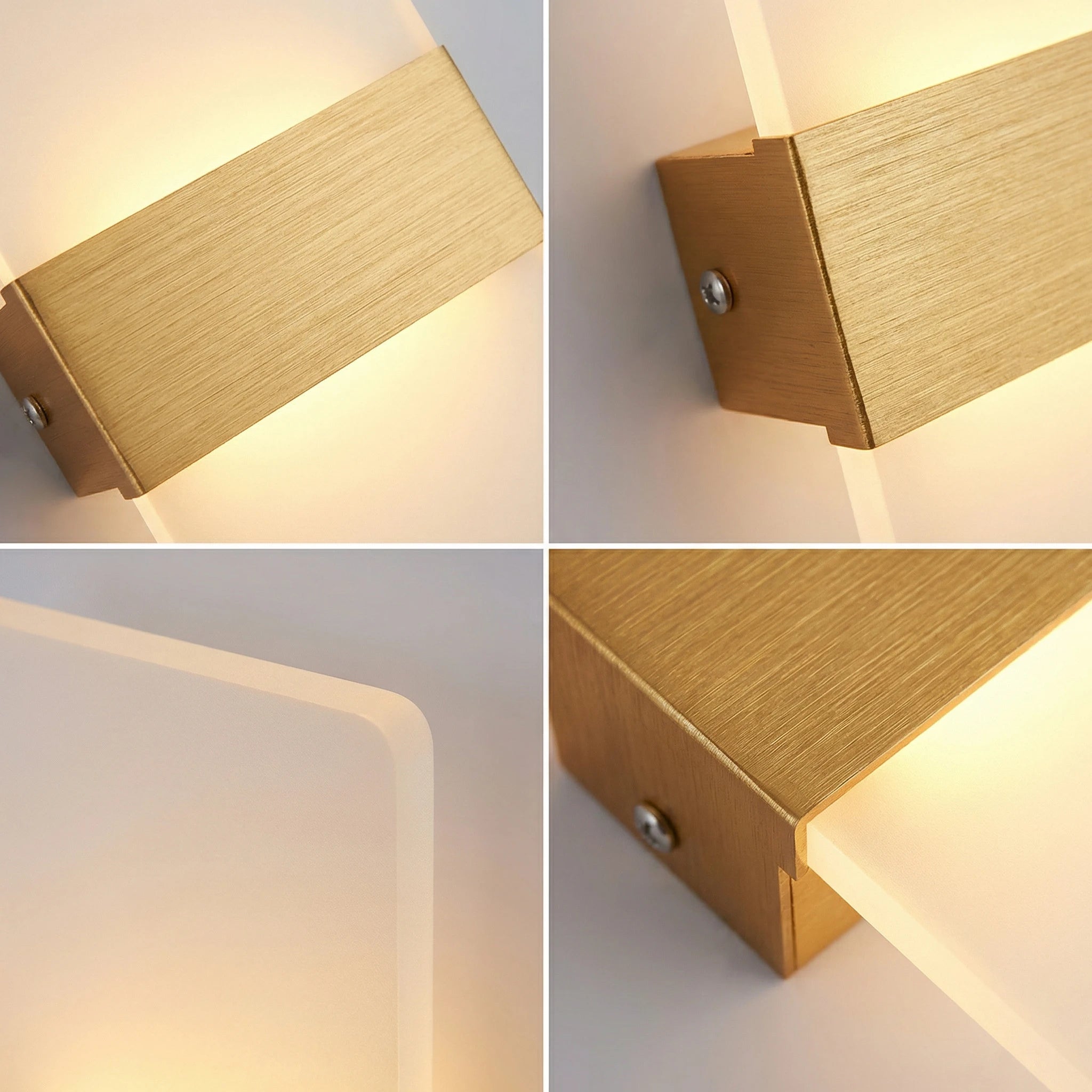 Indoor Wall Light, Modern Acrylic LED Wall Lamp, 6W/12W Wall Sconce Up Down Lighting for Bedroom, Hallway, Staircase