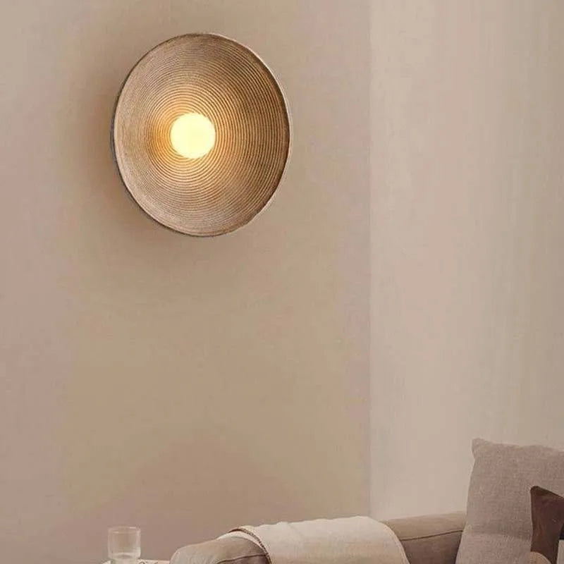 Indoor wall lamp.Retro style.Bedroom bedside lamp.Kitchen, study, balcony, corridor decoration.Resin material.Home lighting
