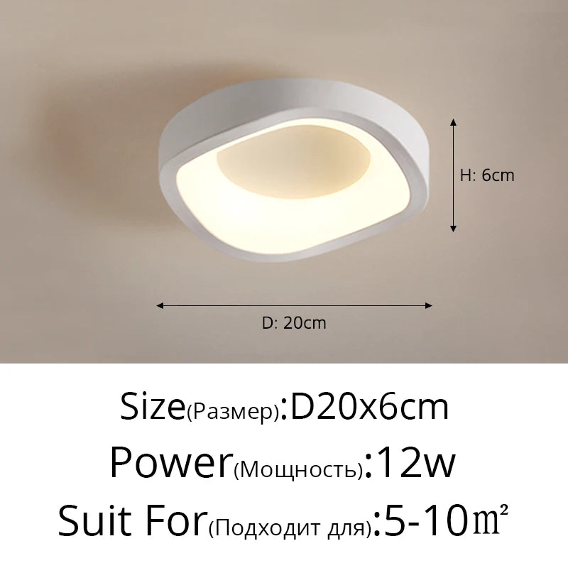 LED Cloakroom Minimalist Ceiling Light Indoor Lighting For Corridor Hallway Cloakroom Entrance Balcony Decorate Luster Lights