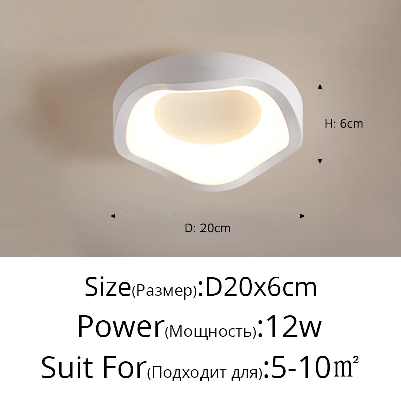 LED Cloakroom Minimalist Ceiling Light Indoor Lighting For Corridor Hallway Cloakroom Entrance Balcony Decorate Luster Lights