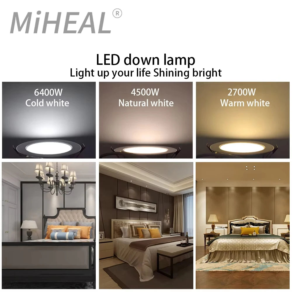 Recessed LED Tube Spotlight — 3W to 15W
