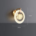 LED Nordic Wall Light Indoor Lighting Wall Sconces Home Decoration Living Room Study Corridor Aisle Stairs Bedroom Bedside Lamp
