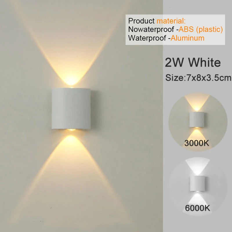 Up-Down LED Wall Sconce — Indoor & Outdoor