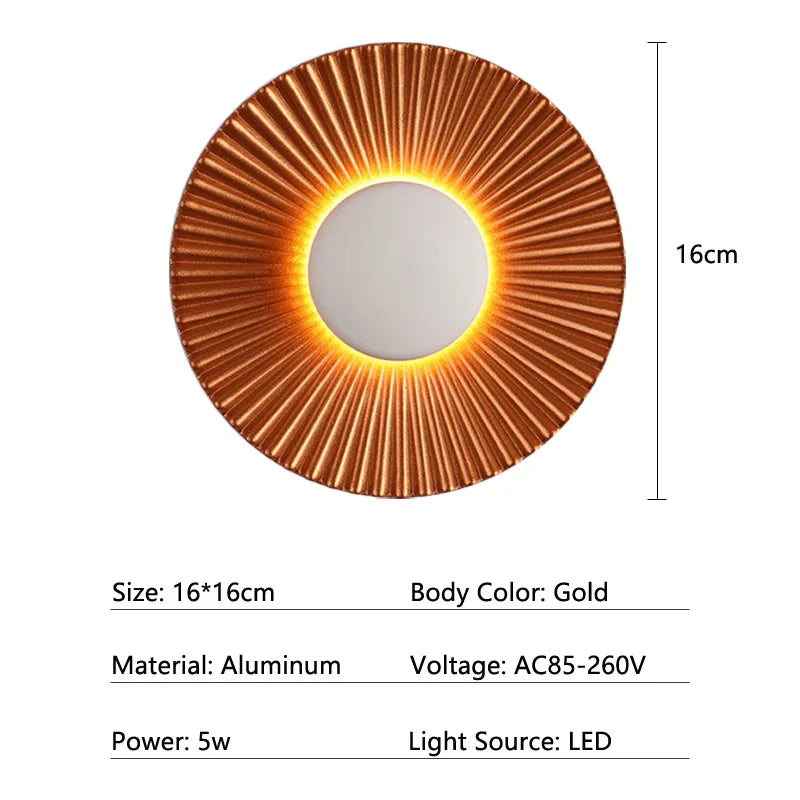 Modern Indoor LED Wall Lamp Living Room Bedroom Bedside Lamps Creative TV Background Wall Light Loft Stair Home Lighting Fixture