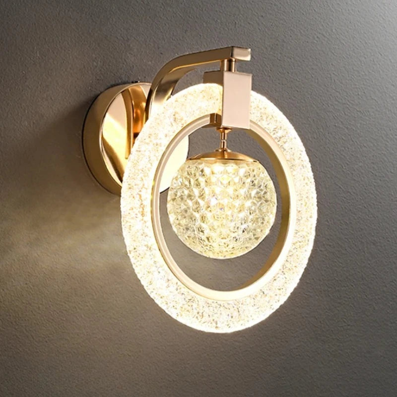 LED Wall Light Indoor Lighting Home Decoration Living Room Study Aisle Stair Corridor Bedroom Bedside Nordic Luxury Wall Sconce