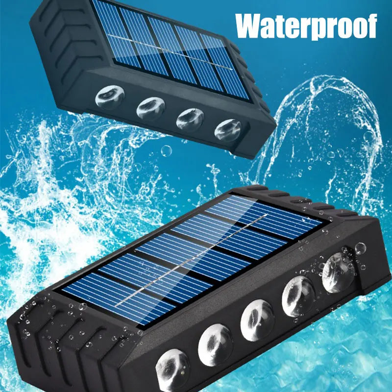 Solar Outdoor Wall Lamp — 4 to 10 LED