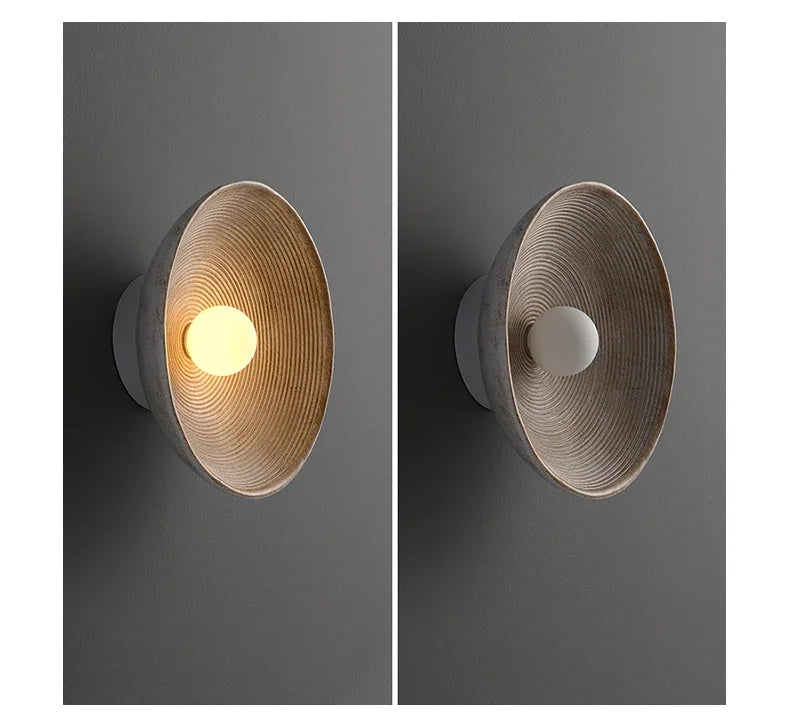Indoor wall lamp.Retro style.Bedroom bedside lamp.Kitchen, study, balcony, corridor decoration.Resin material.Home lighting